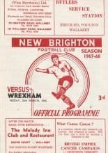 New Brighton v Wrexham Reserves 29-Mar-1968