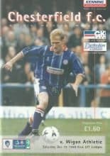 Chesterfield v Wigan Athletic 19-Dec-1998