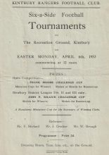 Kintbury Rangers six-a-side Football Tournament  1953
