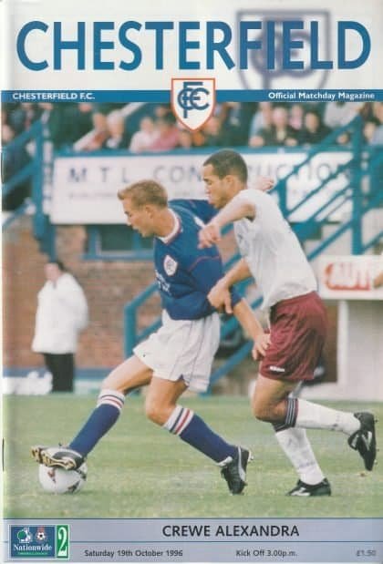 Chesterfield v Crewe Alexandra  19-Oct-1996