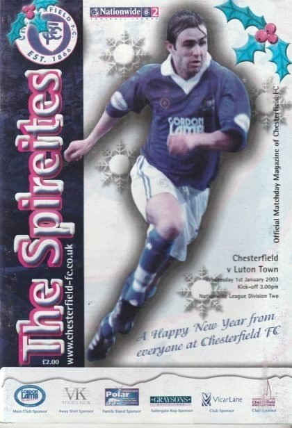Chesterfield v Luton Town 01-Jan-2003