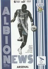 West Bromwich Albion v Arsenal 02-Jan-2021
