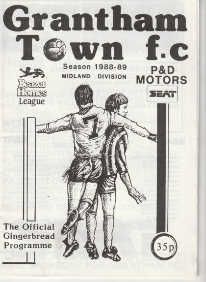 Grantham Town v Atherstone United 08-Nov-1988