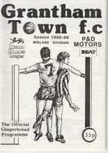 Grantham Town v Banbury United  08-Apr-1989