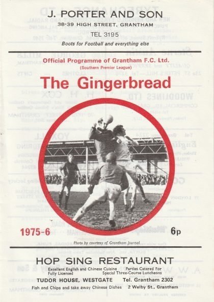 Grantham Town v Bath City  26-Apr-1976