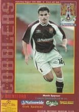 Northampton Town v Brentford 12-Aug-2000