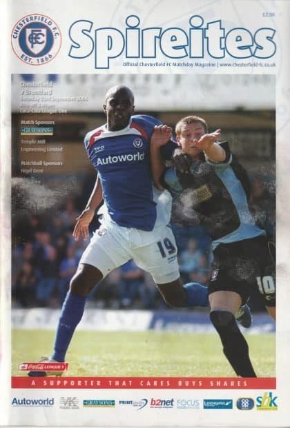 Chesterfield v Brentford 23-Sep-2006