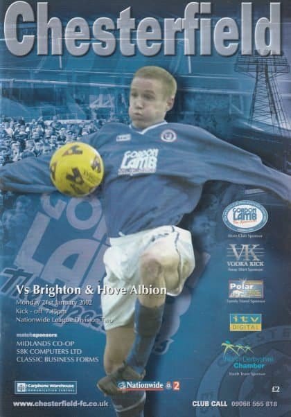 Chesterfield v Brighton and Hove Albion 21-Jan-2002