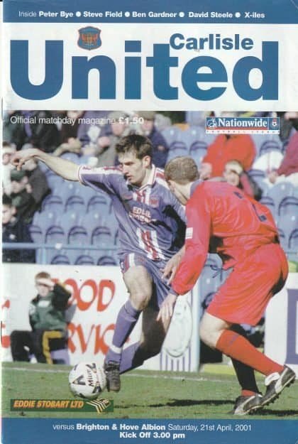 Carlisle United v Brighton & Hove Albion   21-Apr-2001