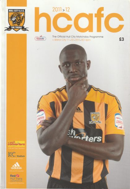 Hull City v Bristol City  11-Feb-2012