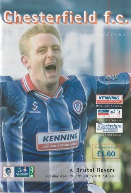 Chesterfield v Bristol Rovers 20-Apr-1999