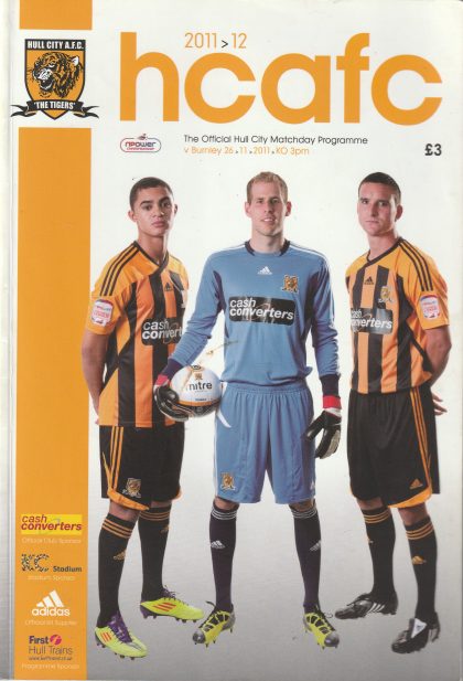 Hull City v Burnley  26-Nov-2011