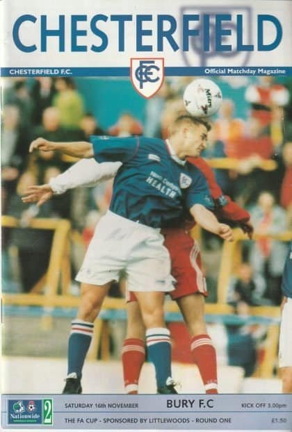 Chesterfield v Bury 16-Nov-1996