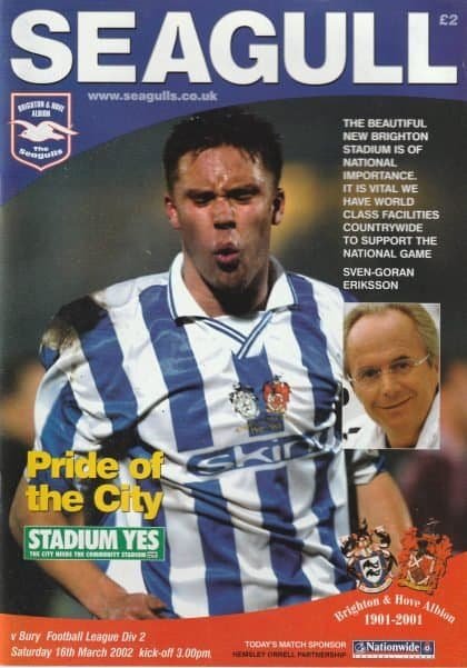 Brighton & Hove Albion v Bury 16-Mar-2002