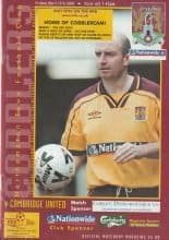 Northampton Town v Cambridge United 13-Apr-2001