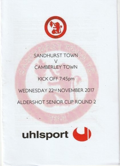Sandhurst Town v Camberley Town  22-Nov-2017