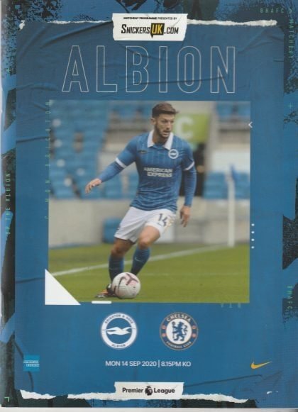 Brighton & Hove Albion v Chelsea 14-Sep-2020