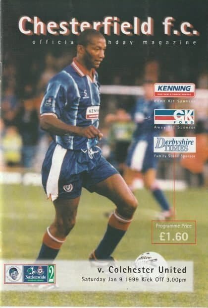 Chesterfield v Colchester United 09-Jan-1999