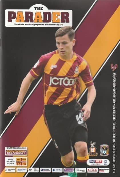Bradford City v Coventry City 20-Aug-2016
