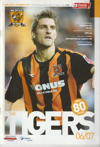 Hull City v Coventry City  26-Aug-2006