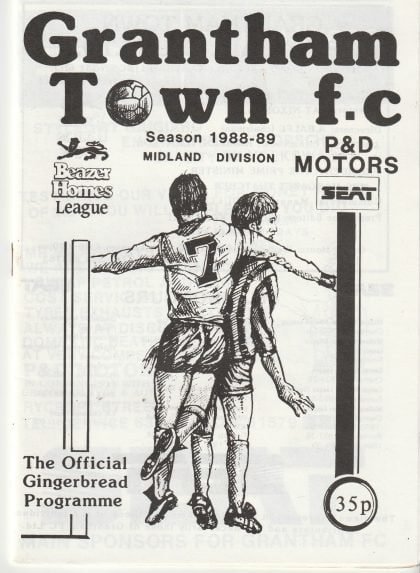 Grantham Town v Coventry Sporting  31-Dec-1988