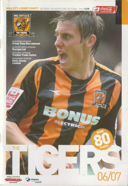 Hull City v Derby County  12-Aug-2006