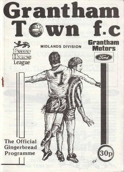 Grantham Town v Gloucester City   13-Feb-1988