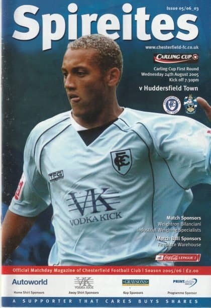 Chesterfield v Huddersfield Town 24-Aug-2005