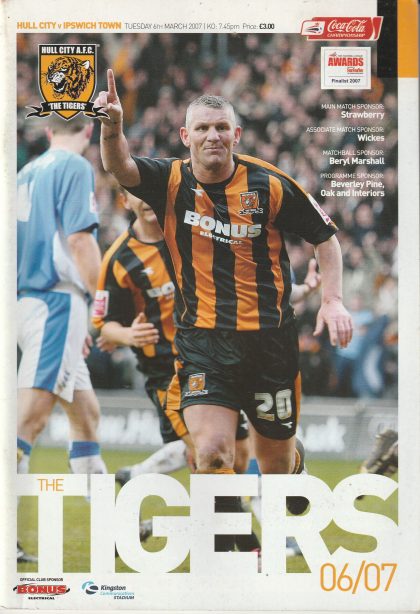 Hull City v Ipswich Town  06-Mar-2007