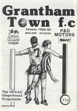 Grantham Town v King's Lynn 25-Mar-1989