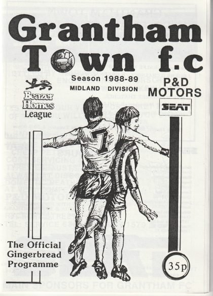 Grantham Town v King's Lynn 25-Mar-1989