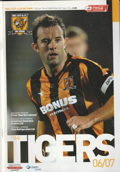 Hull City v Luton Town  17-Oct-2006
