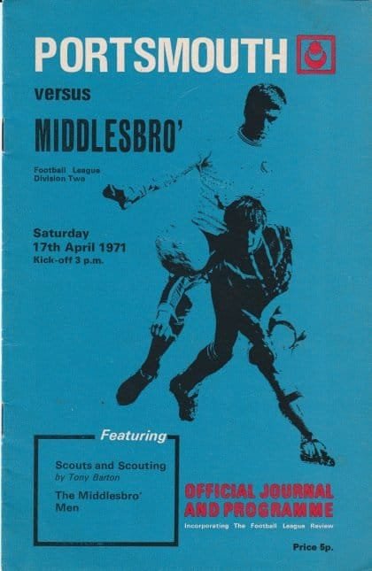 Portsmouth v Middlesbrough 17-Apr-1971