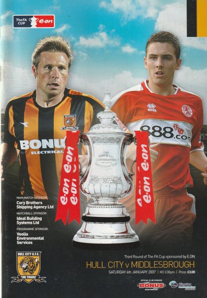 Hull City v Middlesbrough   06-Jan-2007