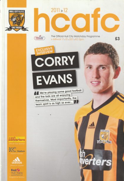 Hull City v Millwall 17-Dec-2011