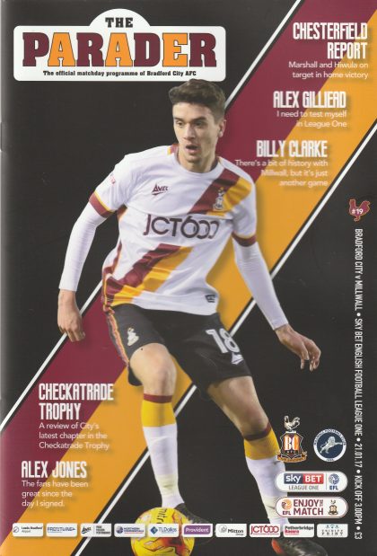 Bradford City v Millwall 21-Jan-2017