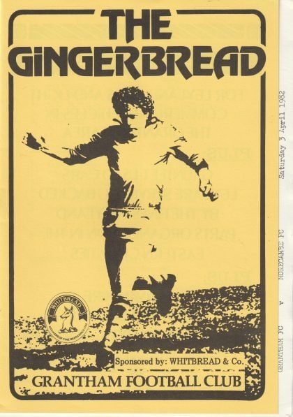 Grantham Town v Morecambe  03-Apr-1982
