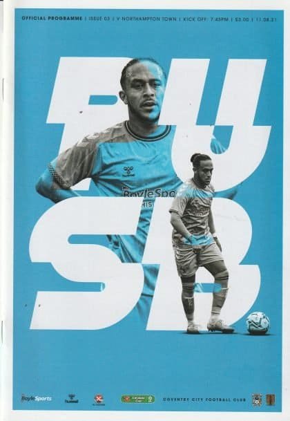 Coventry City v Northampton Town  11-Aug-2021