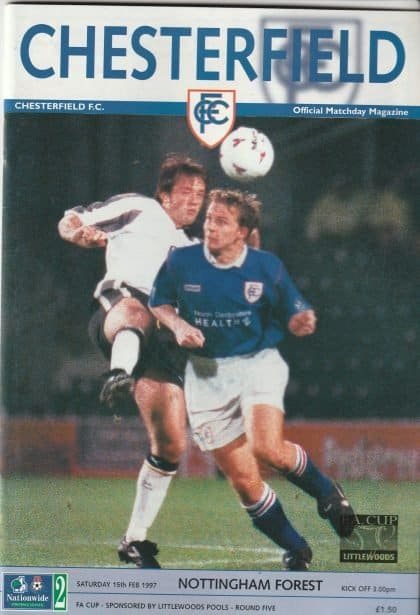 Chesterfield v Nottingham Forest 15-Feb-1997