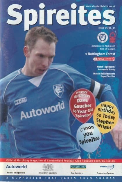 Chesterfield v Nottingham Forest 01-Apr-2006