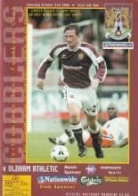 Northampton Town v Oldham Athletic  21-Oct-2000