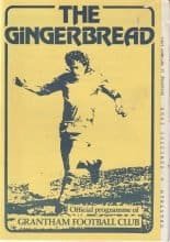 Grantham Town v Oswestry Town   31-Oct-1981