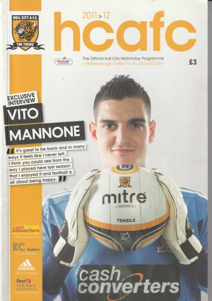 Hull City v Peterborough United 14-Jan-2012