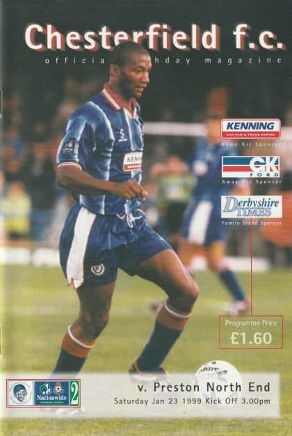Chesterfield v Preston North End 23-Jan-1999