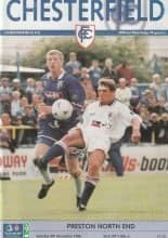 Chesterfield v Preston North End 09-Nov-1996
