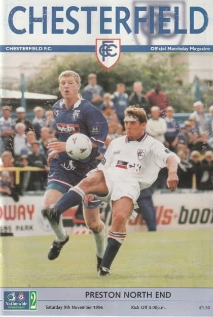 Chesterfield v Preston North End 09-Nov-1996