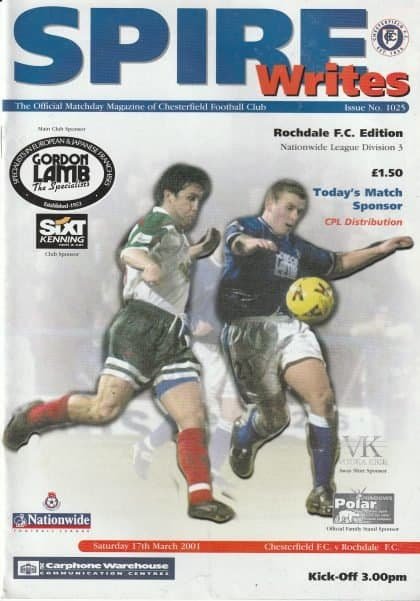 Chesterfield v Rochdale 17-Mar-2001