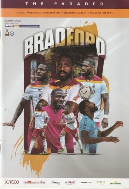 Bradford City v Rochdale 02-Oct-2021