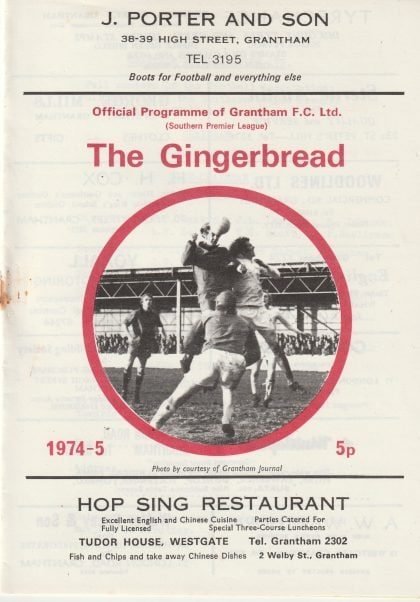 Grantham Town v Stourbridge 01-Mar-1975