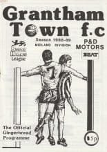 Grantham Town v Sutton Town 29-Nov-1988